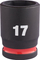 Ударна длабока глава JCB 1/2", 17mm, 6-аголна