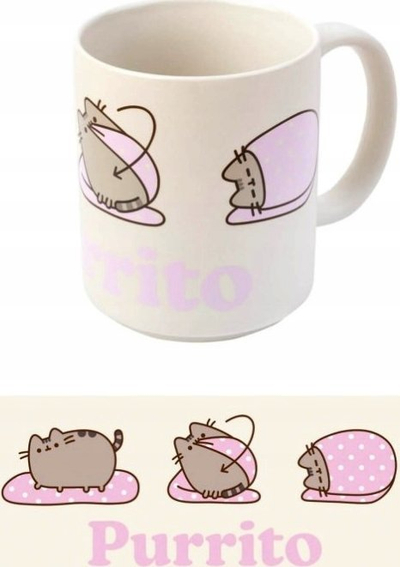 Filxhan Pusheen Purrito, qeramik, onesize, i bardhë