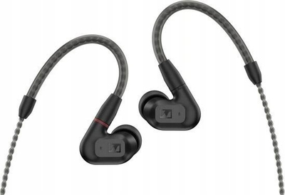 Kufje in-ear Sennheiser 700249, me kabllo, që mbajnë zhurmën jashtë, të zeza
