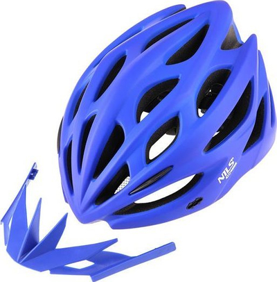 Helmet biçiklete Nils Extreme MTV50, me rregullim 58-61 cm, shumë e lehtë, blu