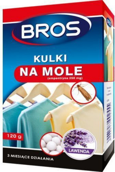 Toptha kundër molave BROS Lavender, 120g, aromë livando