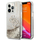 Kapak telefoni Guess Big 4G Liquid Glitter, TPU, për iPhone 13 Pro Max, transparent me të artë