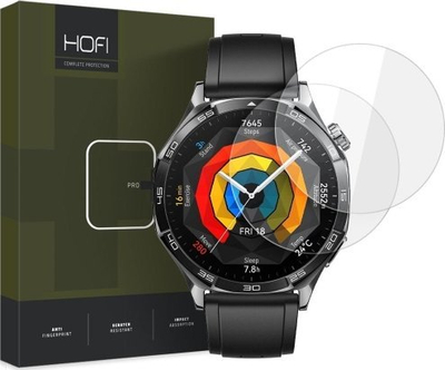 Xham mbrojtës Hofi Glass Pro për Huawei Watch GT 5 46mm, 2 copë, transparent