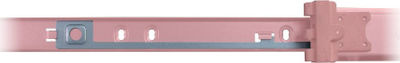 Shina teleskopike rack Inter-Tech IPC 1U, 19", 650mm, argjend