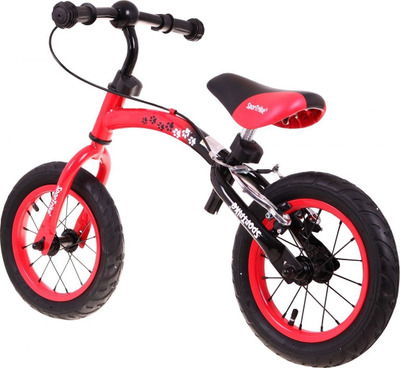 Biçikletë ekuilibri Boomerang SporTrike, për kalamaj 3+, e kuqe