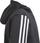 Bluzë sportive me kapuç Adidas B 3S FZ Jr GN1500, për kalamaj, me zinxhir, e zezë
