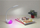 Lampë tavoline White TLED-333, LED 5W, bazë me RGB, e bardhë