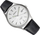 Orë dore për burra Adriatica A1171.4213Q, quartz, 10 ATM, rrip i zi