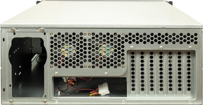 Kabinet serveri Inter-Tech IPC 4U-4129L, rack 4U, metalik, argjendtë