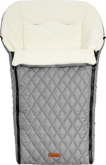 Thes gjumi për karrocë Sensillo Quilted Fleece, i papërshkueshëm nga uji, i gri