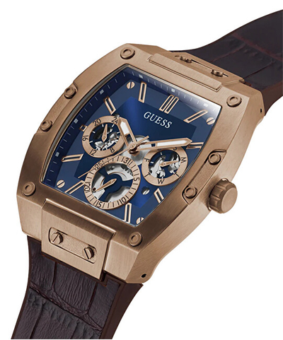 Orë dore për burra Guess Phoenix GW0202G2, kafe