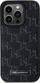 Këllëf telefoni Karl Lagerfeld Monogram MagSafe për iPhone 15 Pro Max, lëkurë PU, i zi
