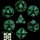 Set zare Q-Workshop Call of Cthulhu, fosforeshent, i zi