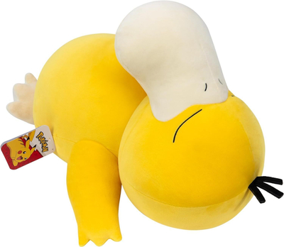 Lodër pellushi Pokémon Psyduck Jazwares, 46cm, koleksionuese, e verdhë