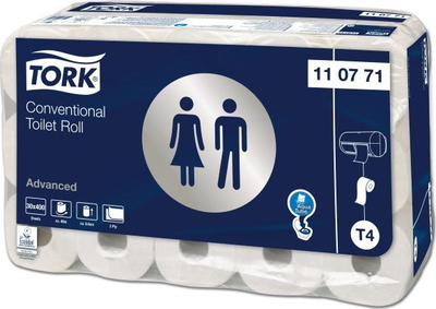 Letra higjienike Tork T4, 2 shtresa, 48m, e bardhë, 30 copa