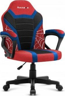 Karrige gaming për kalamajt Huzaro Ranger 1.0 Spider, deri 130 kg, me merimangë, e zezë me të kuqe dhe blu