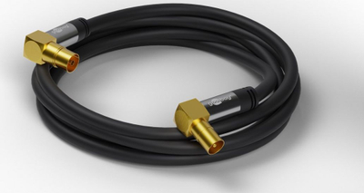 Kabllo antene Wentronic Goobay, 3 m, 135 dB, e zezë