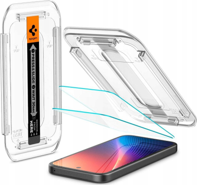 Mbrojtës ekrani Spigen Glass TR EZ Fit, 2 copë, xham i fortë, transparent