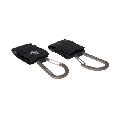 Grepa karroce Lässig Casual, me karabiner, set 2 copë, të zinj