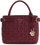 Çantë dore GUESS Paisleigh Quilted Small Satchel, e vogël, e zezë