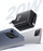 Karikues muri USAMS CC233, USB C 20W PD QC, kabllo USB C tërheqëse, i zi