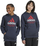 Bluzë me kapuç Adidas Manchester United Kids Jr IT4199, për fëmijë, navy
