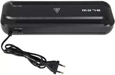 Laminator dokumentesh Blow L400, format A4, modalitet i nxehtë dhe i ftohtë, i zi