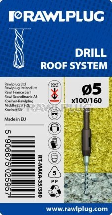 Burgi konike Rawlplug ROOFDRILL RT-TD-50-110, 5 x 110 mm