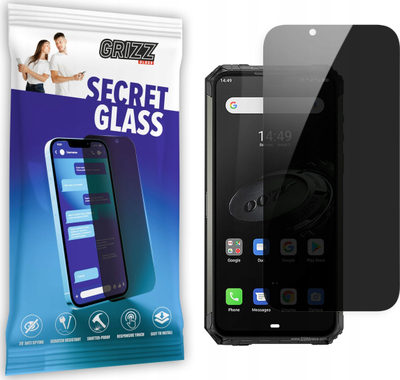 Xham mbrojtës privatësie Grizz SecretGlass për Ulefone Armor 7e, xham qeramik, i fortë ndaj gërvishtjeve, transparent