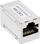 Adaptor rrjeti InLine Cat.6A, 2x RJ45 F F, i blindum, metalik, argjendtë