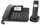 Telefon fiks Doro Comfort 4005, analog DECT, sekretari telefonike, i zi