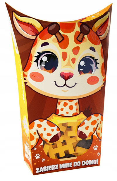 Set ndërtimi Marioinex Mini Waffle Pocket Pets Giraffe, 35 pjesë, për fëmijë 3+, ngjyrë shumëngjyrëshe