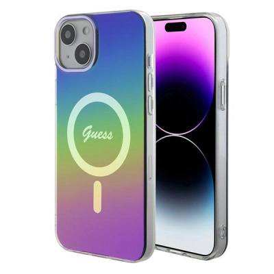 Guaskë telefoni Guess GUHMP15SHITSK, për iPhone 15 14 13 6.1", hardcase, shumëngjyrëshe