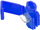Quick connector për kabllo Connector 2.5, deri 2.5 mm², plastik, blu