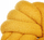 Jastëk dekor Boucle AKOLA Knot, 31 x 31 cm, i verdhë