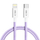 Kabllo karikimi Tech-Protect Ultraboost Lite Lightning, USB-C në Lightning, PD 27W 3A, 1m, lejla
