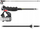 Shkopinj skish Leki Carbon 12 3D, karboni, 130 cm, të zinj me detaje neoni
