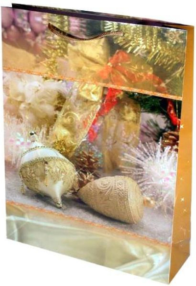 Qese dhuratash Christmas Bag XL Santa Claus, 32x10x44 cm, festive, shumëngjyrëshe