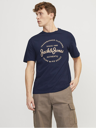 Maicë për meshkuj Jack&Jones mJC1917, kaltër e errët