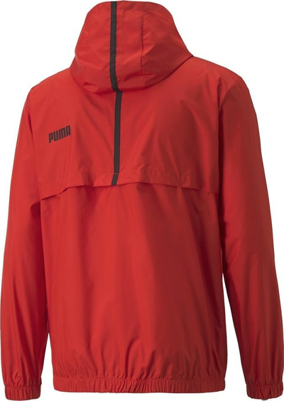 Xhaketë sport Puma ESS+ Tape Windbreaker M, RainCell, me kapuç, e kuqe