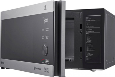 Furrë me mikrovalë LG MH6565CPS, 25L, me grill, inox argjendi
