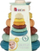 Lodër piramidë sensorike BamBam Pastel 500692, edukative, shumëngjyrëshe