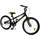 Biçikletë për kalamaj Enero Young Rider 20", çelik, fren V-Brake, e zezë me jeshile