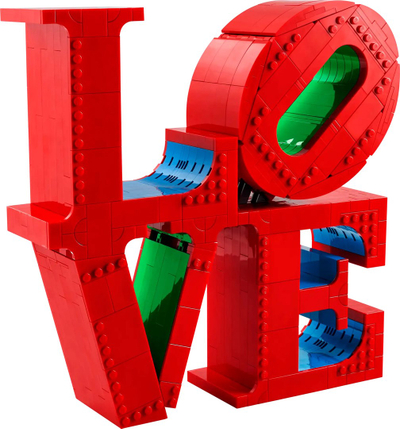 Set ndërtimi LEGO Art LOVE 31214, dekor shtëpie, shumëngjyrësh