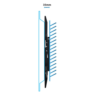 Mbajtëse TV ESPERANZA ERW014, 26-70", 30kg, VESA 400x400, e zezë
