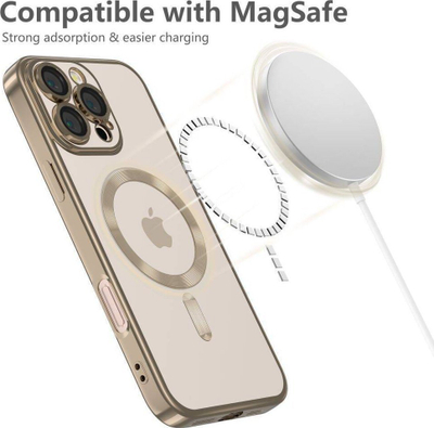 Mbulesë telefoni Tech-Protect MagFlex MagSafe për iPhone 16 Pro, transparente, Shiny Desert