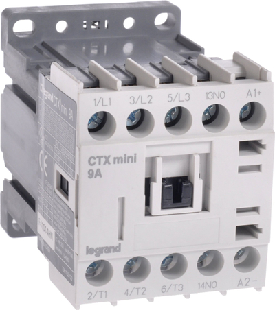 Kontaktor Legrand CTX3 Mini 3P, 9A, 24V DC