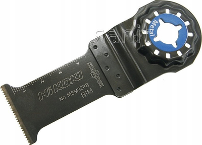 Teh sharrë metalike HiKOKI MSM32PB Starlock, 32mm, Bi-metal