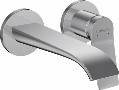 Bateri lavamani mur për shpi Hansgrohe Vivenis F Set, 2 vrima, gryka 195 mm, krom