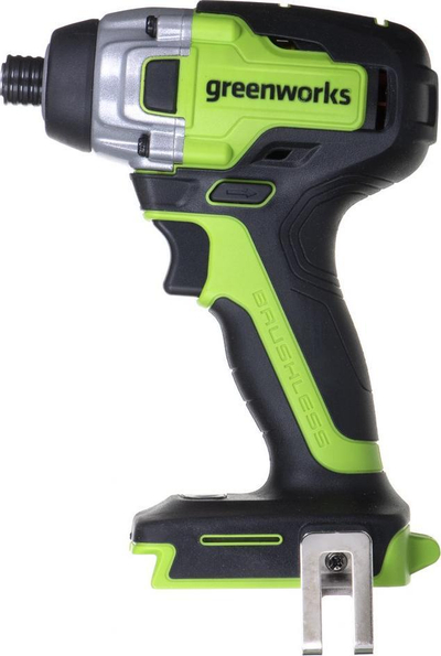 Makineri goditëse Greenworks GD24ID3, 24V, me bateri, e zezë
